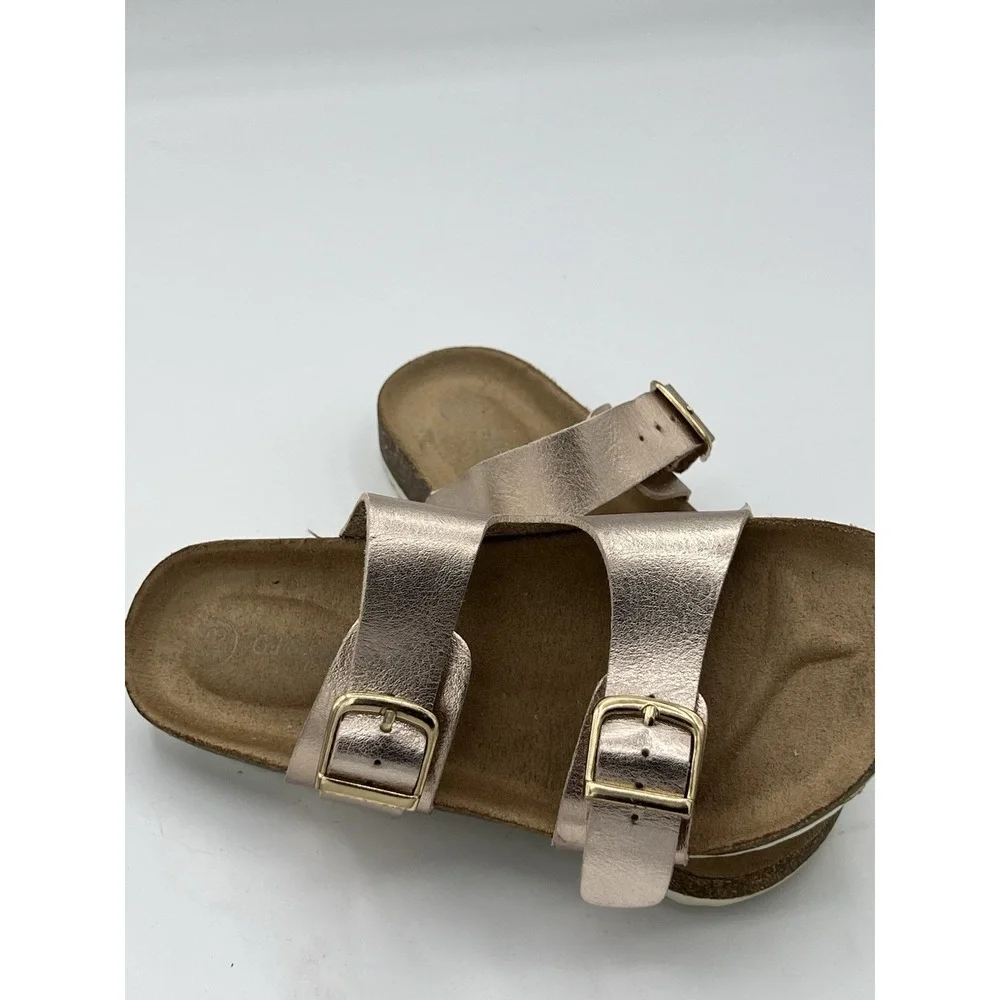 Kids Drew Slip-On Footbed Sandals Cat & Jack Rose Gold size 13